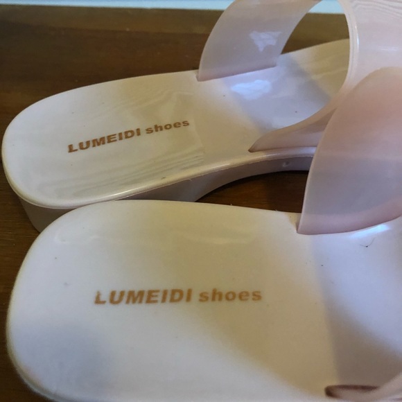 Urban Outfitters Pink Floral Open Toe Slides - Picture 4 of 6